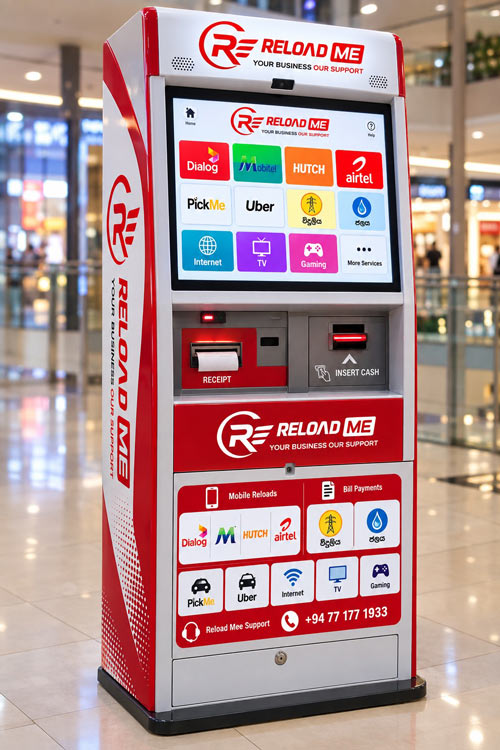 ReloadMee Commercial Automated Cash Deposit Self-Service Kiosk